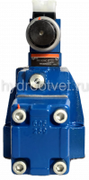 4WRZ25E325-7X/6EG24N6ETK4/D3V - Пропорциональный распределитель Ду25 без усилителя, номинальный расход 325 л/мин, схема E, каналы управления ET - X и Y - внутренние