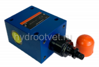 DBDH10G1X/200 - Предохранительный клапан прямого управления Ду10, давление регулировки до 200 бар, тип монтажа - резьбовой, элемент регулировки H = рукоятка