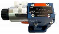 DBW10B2-5X/50CG24N9K4 - Предохранительный клапан Ду10 с давлением настройки до 50 бар, управление - X и Y - внутренние с разгрузкой B = открыт с электроуправлением G24