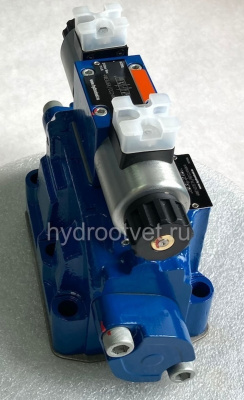 4WEH22G7X/6EG24N9ETK4/B10P4.5 - Гидрораспределитель с электроуправлением Ду25 схема G (64), напряжение G24, каналы управления ET - X и Y - внутренние