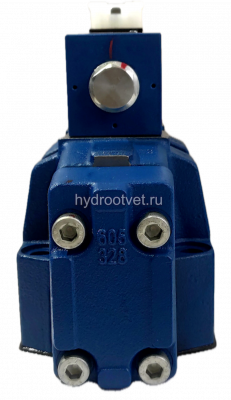 4WEH16HD7X/6EG24N9ETK4/B10 - Гидрораспределитель с электроуправлением Ду16 схема D (574А), напряжение G24, каналы управления ET - X и Y - внутренние